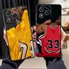 Black Soft Phone Cover Case for Honor Magic5Lite X7 70 90 8X 200 400 Lite X9a X8 X5b X6 Basketball Players Cool