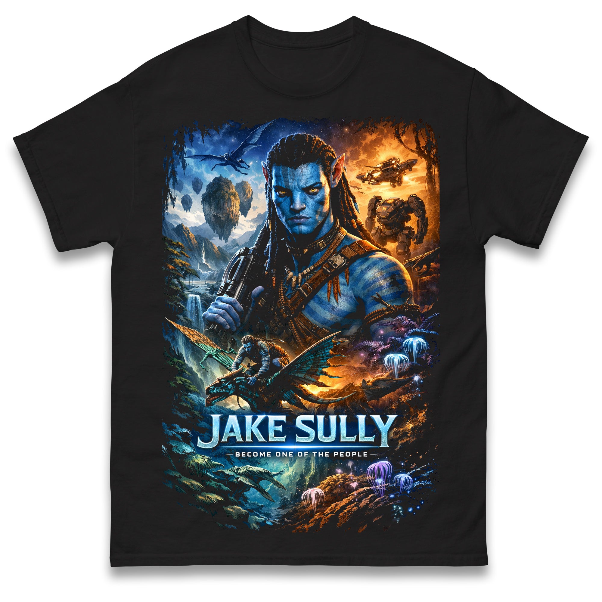 

Jake Sully Avatar Become One Of The People T Shirt Tshirt Mens Womens Unisex Tops Tees XL