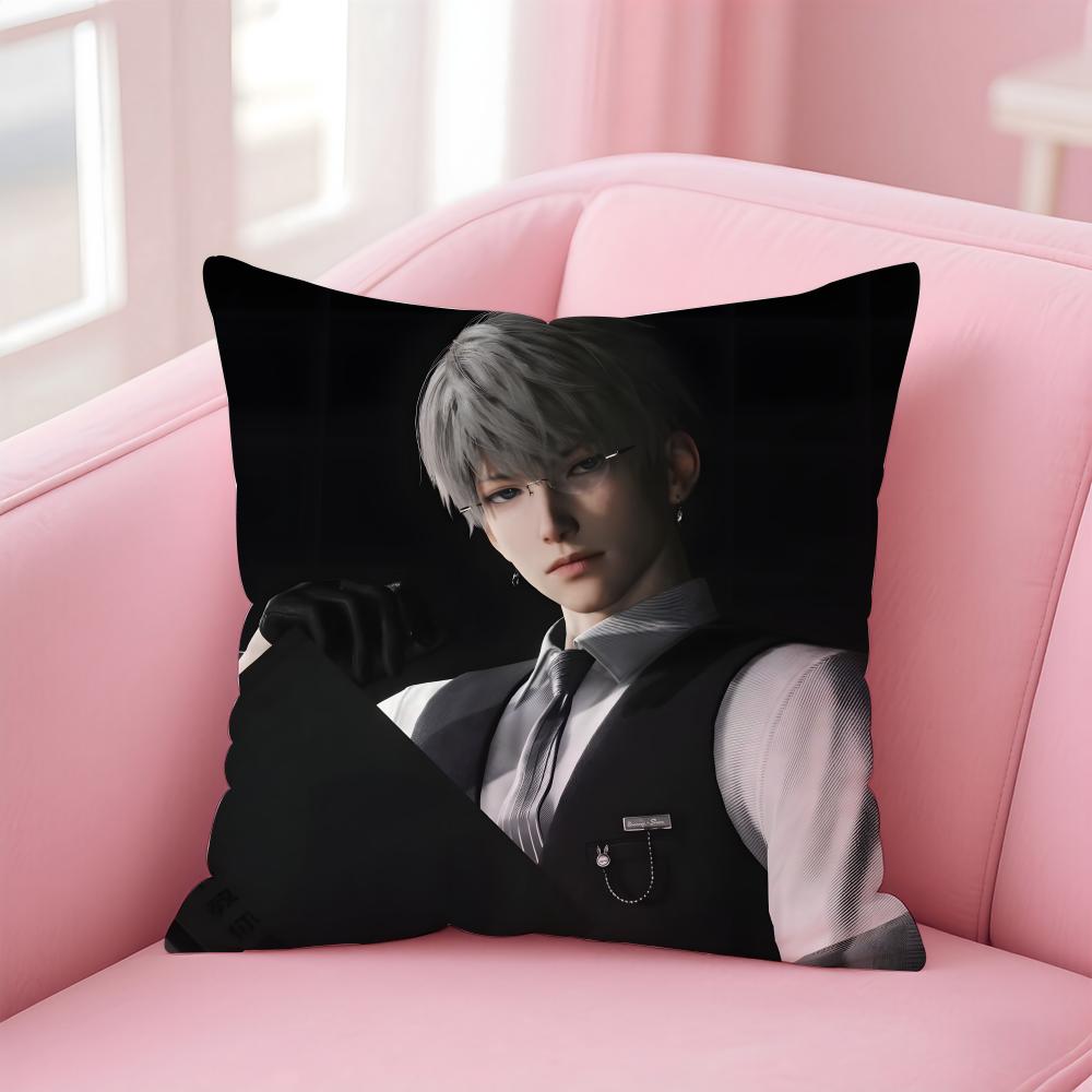L-love and deepspace Cushion Cover Home & Car Multi-Scene Pillow Cover - Reversible, Soft & Durable for Daily Use