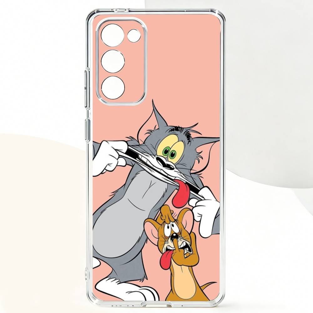 F-Funny TomS Cartoon J-JerryS  Phone Case For Samsung Galaxy A91,80,73,72 ,71,53,52,32 ,31,22,21s,20,Transparent Case
