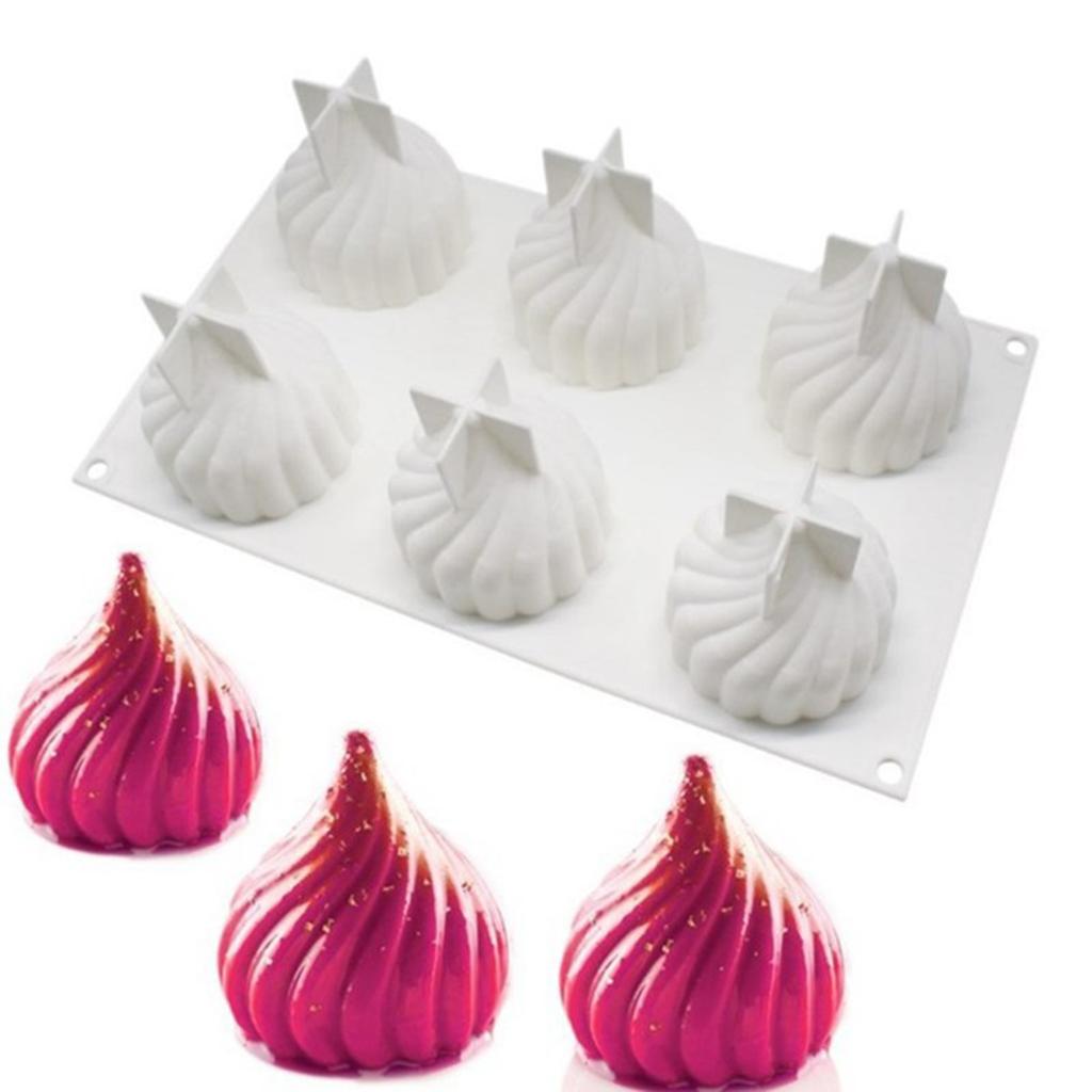 1pc-Onion Tip Candle Silicone Mold DIY Handmade Mousse Cake Soap Candle Mold Supplies Birthday Party Wedding Gift Making Mold
