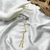 Rosario Islamico in Vetro Misbaha Perline di Preghiera Musulmani Bracciale Misbaha Islamico con Nappe Perline di Preghiera Tasbih Musulmane Regali