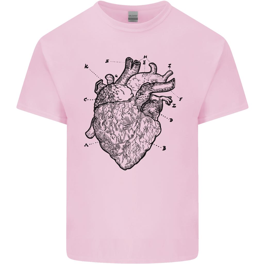 Heart Diagram Unisexs Light Cotton TShirt