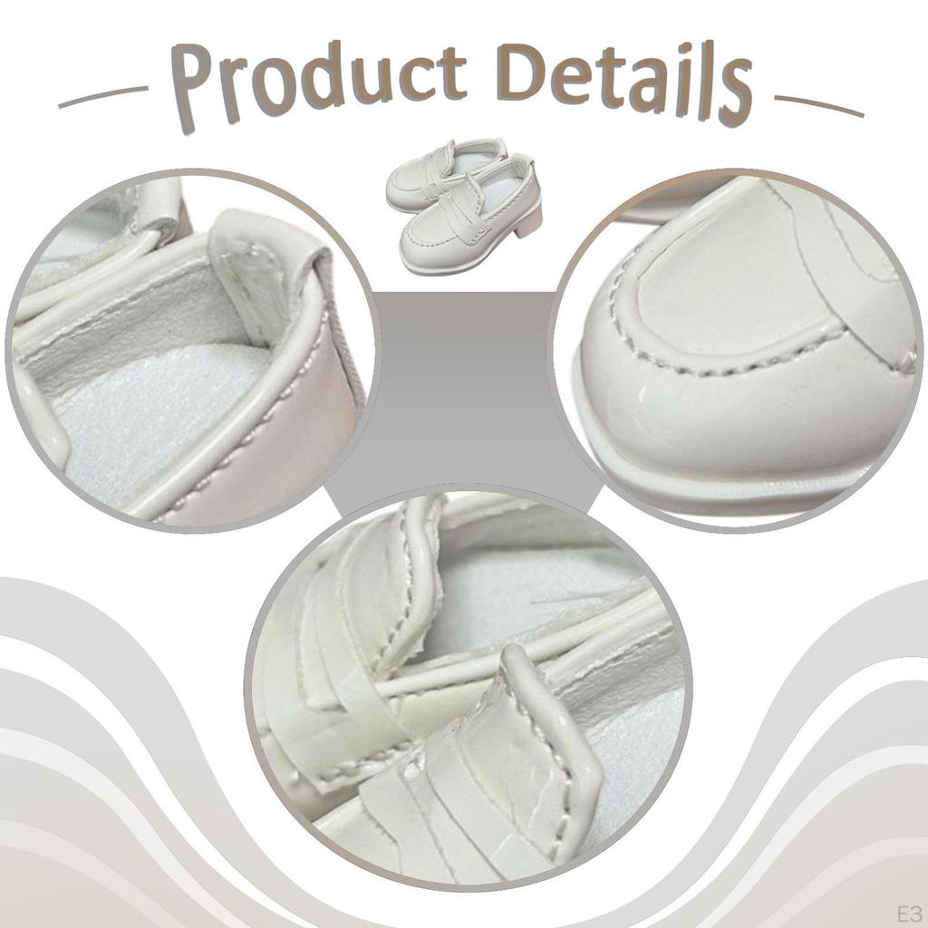 1/4 BJD Doll Shoes 16inch-18inch Collectible Women Action Figures Miniature Model Decoration Loafers
