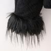 European & American Women's Trendy Street Style Fur Splicing Cardigan Jacket.