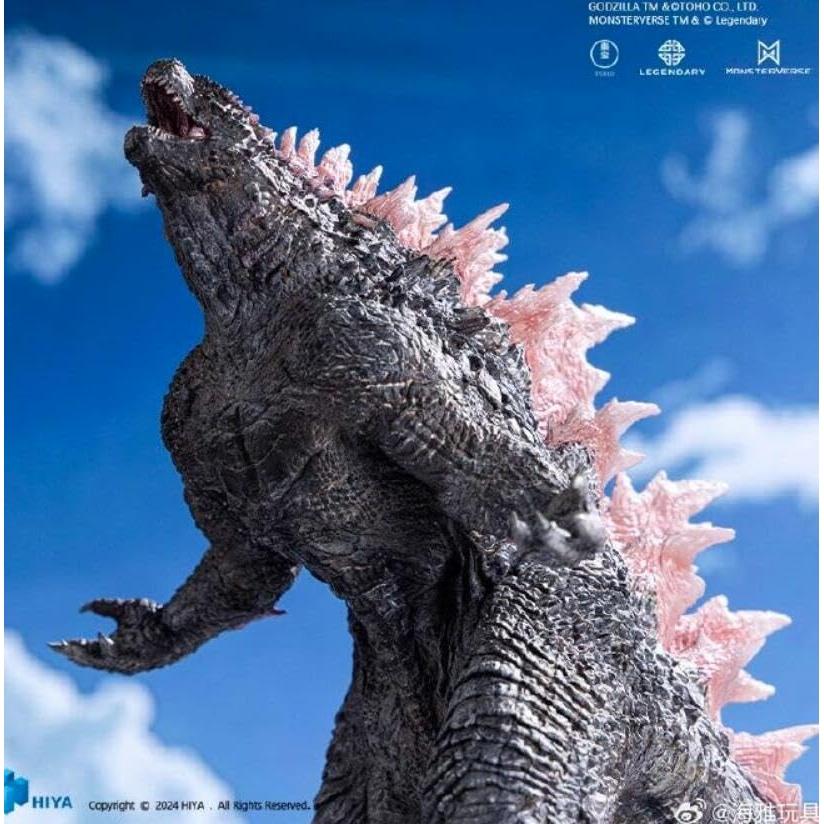 AC HIYA TOYS Exquisite Basic Godzilla vs. Kong 2: New Empire Series Godzilla Painted Figure - Fully Finished Collectible