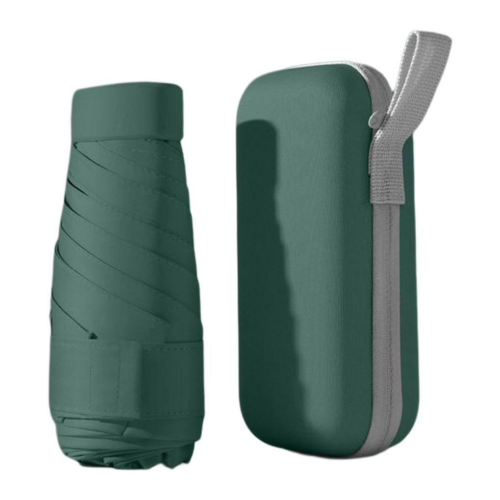 Vinyl 6 Ribs Umbrella 6-Folding Walking Windproof Portable Women Men Rain Protection Adults Foldable Umbrellas Rainy