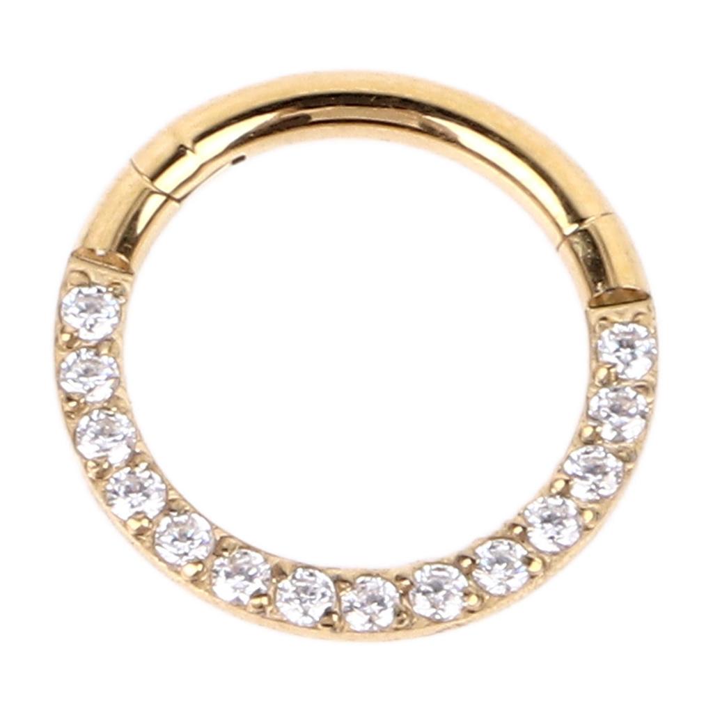 Nose Hoop 3 Piercing Nose Hoop Zirconia Decoration Skin Friendly Exquisite Jewelry