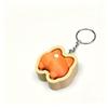 Slow Resbound Finger Button Clicker Soft Squeeze Toy Keychain Fidget Keychain  Holiday Gifts