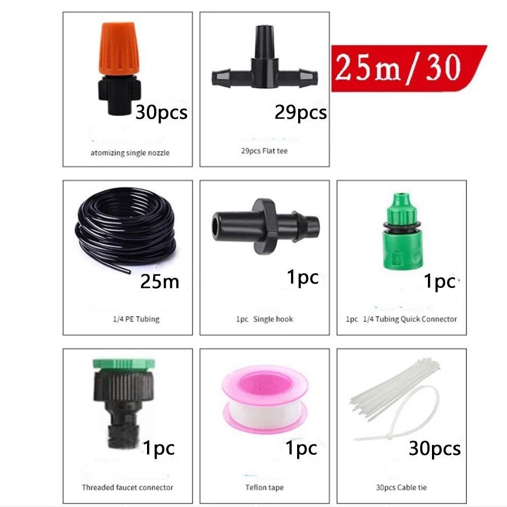 5-30M Drip Irrigation System Fog Nozzles Spray Misting System Micro Irrigation Sprayer  Summer