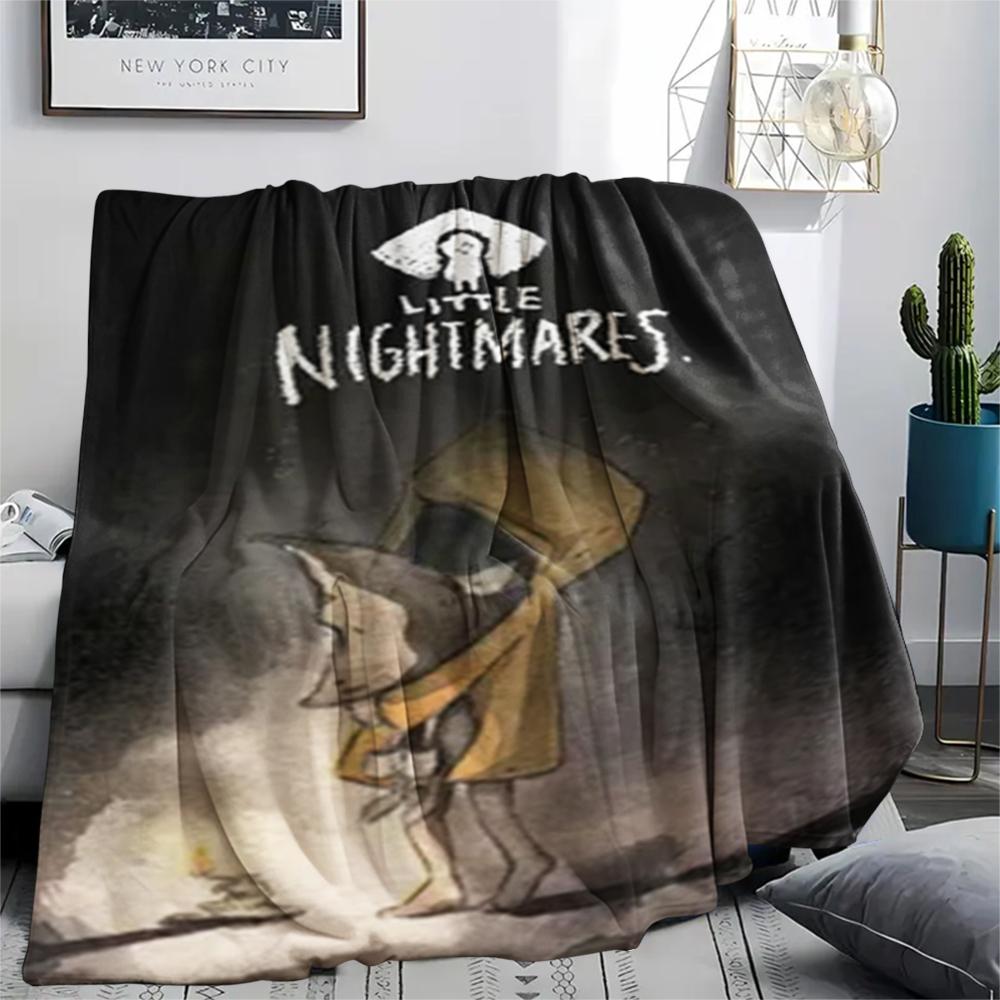 Little Nightmares Print Flannel Blanket, High quality Comfortable for All Seasons, Home Decor, Warmth and Comfort, Perfect for Christmas Gifts68