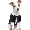 Dog Tuxedo Suit Costume Pet Cat Dog Wedding Birthday Party Formal Shirt with Bow Tie for Puppy Small Medium Dogs Costume