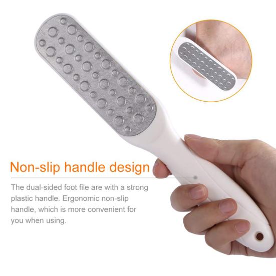 2Pcs Handheld Foot File Rasp Dead Skin Exfoliating Remover Feet Care Scrubber
