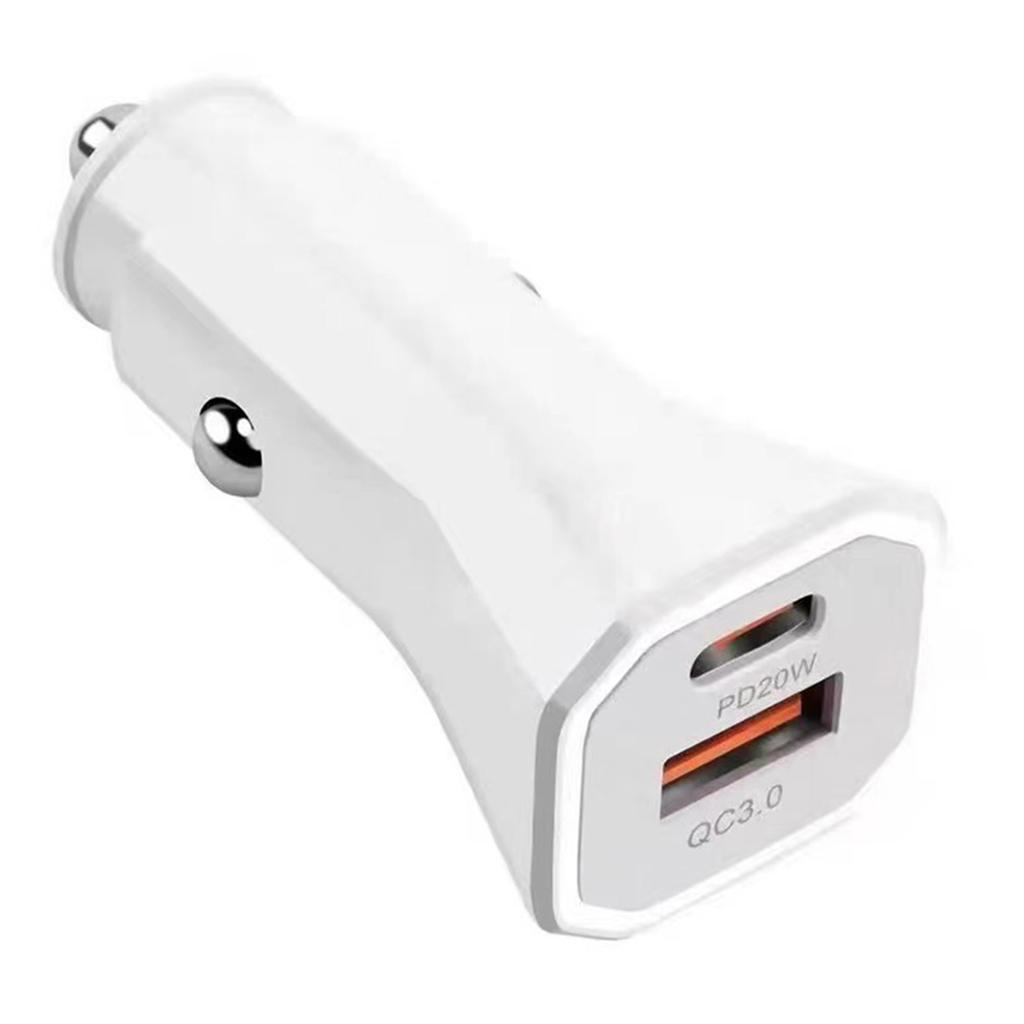 38W Dual Port Car Charger with Intelligent Current Distribution High Power Charger for Fast Charging Multiple Devices