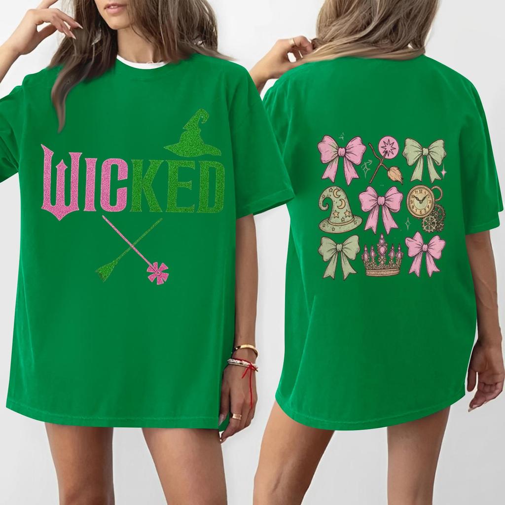 Women's Casual Fashion Round Neck Printed Short Sleeve T-Shirt Top