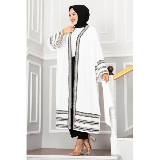 

Женское повседневное сезонное летнее кимоно с кисточками Hijab Abaya