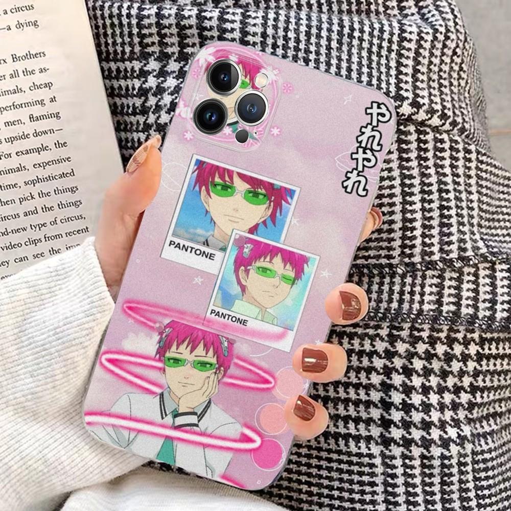 The Disastrous Life of Saiki K Phone Case for iPhone 15 8 7 6 6S Plus X SE 2020 XR XS 14 11 12 13 Mini Pro Max Mobile Case