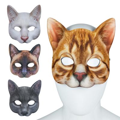 Halloween Masker Kat Half Gezicht Masker Feest Rekwisieten Volwassen Kostuum Halloween Kat Masker