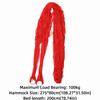 Strong Load-Bearing Capacity Nylon Mesh Hammock Smooth Net Swing Hanging Rope Hammock  Camping