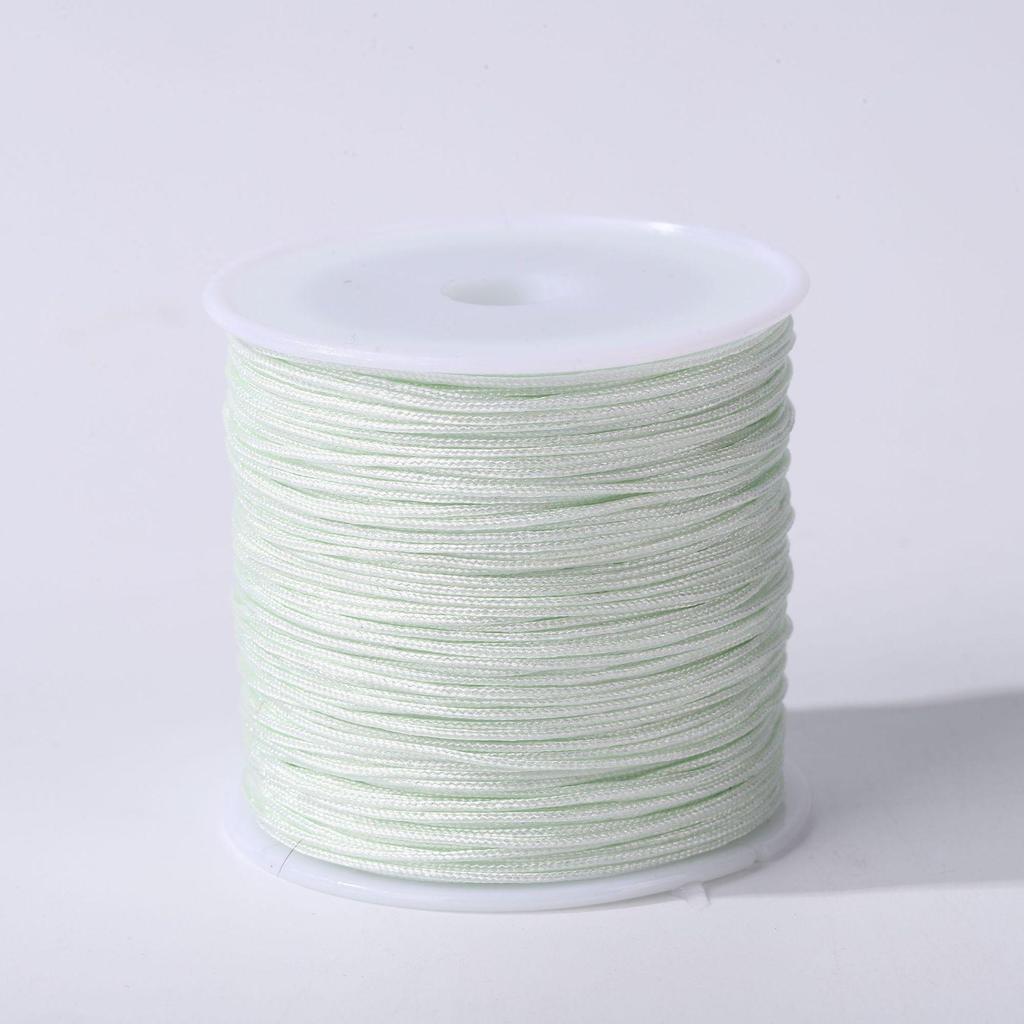 Handmade No. 72 Jade Thread - 0.8mm Wear-Resistant String for Jewelry Crafting, Hand Rope, Bracelets, DIY Necklaces, 50m