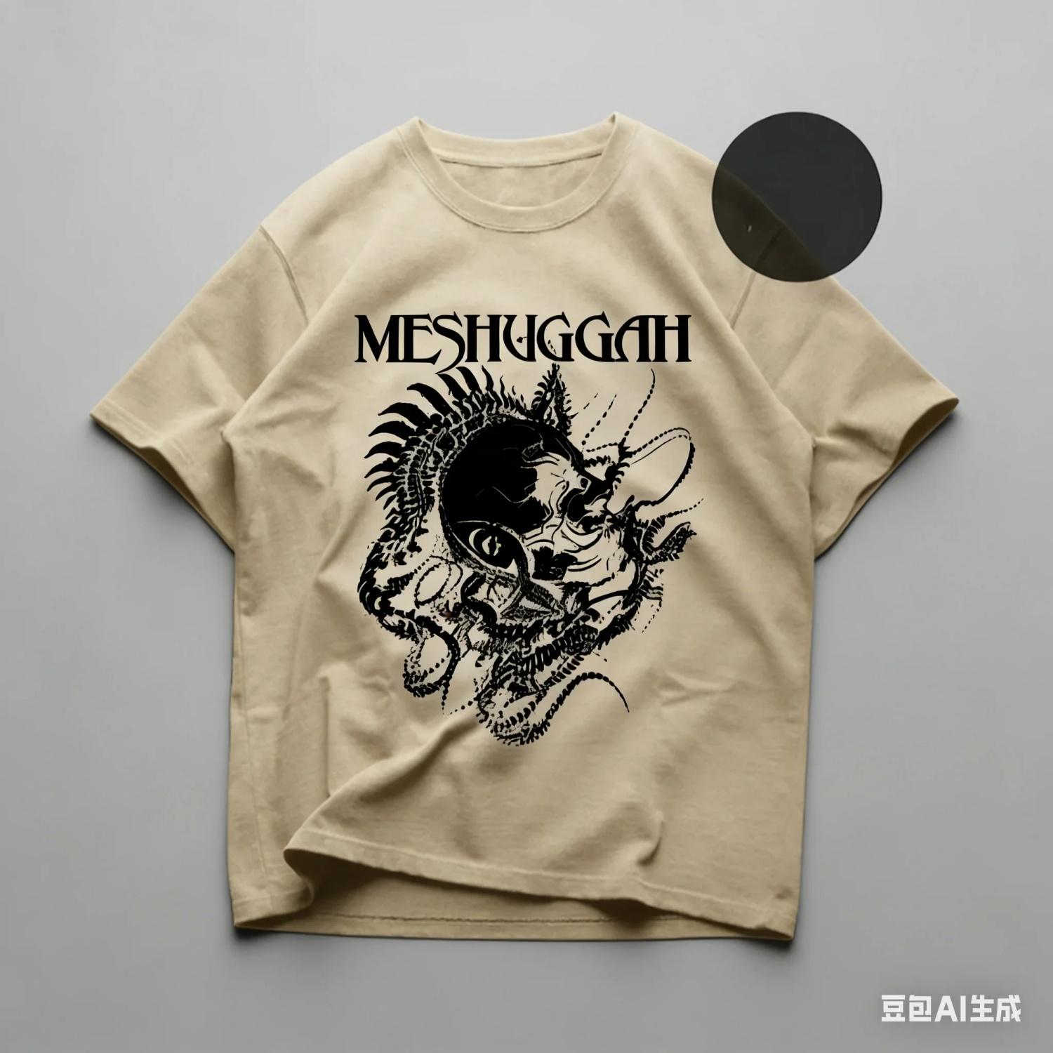 Meshuggah T-Shirt Metal Music Bleed Obzen Album Shirt Koloss Album Meshuggah Merch Unisex Rocker Clothing S чёрный