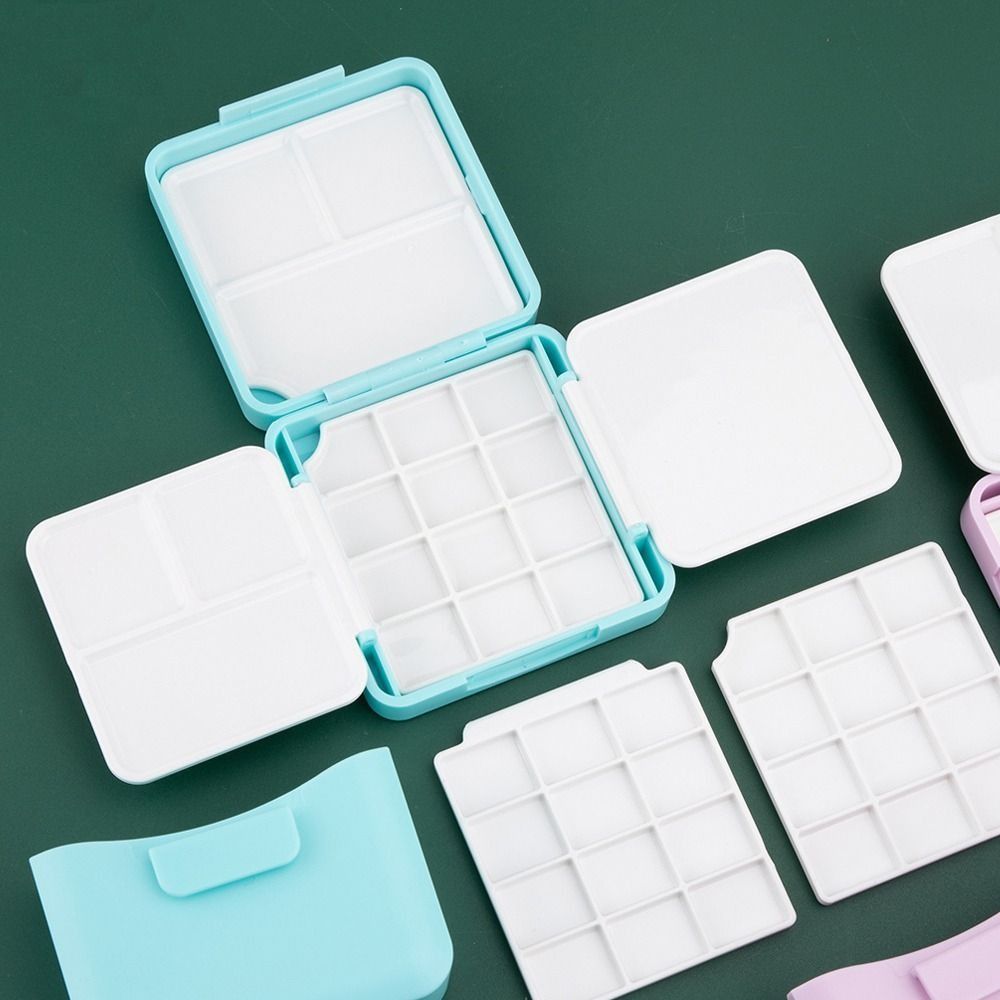Subpackage Design Watercolor Paint Palette Compact 12/24 Grids Palette  Studio Use