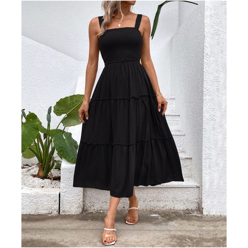 

Летние женские платья-комбинации Сексуальные женские юбки Black XL