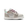 New Jordan Air Jordan 1 Anti-Slip Wear-Resistant Low-Top Toddler Shoes White Gray Infant And Toddler FQ8092-100