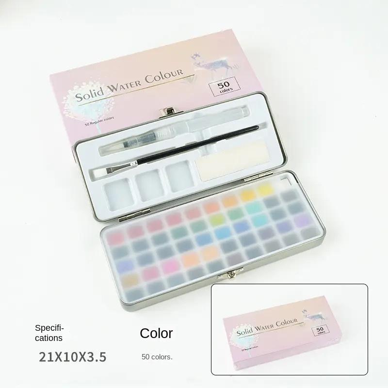 

Watercolor Paint with Brushes, Professional Palette,Vibrant Travel Art Kit for Adults and Artists, Watercolor Painting Supplies