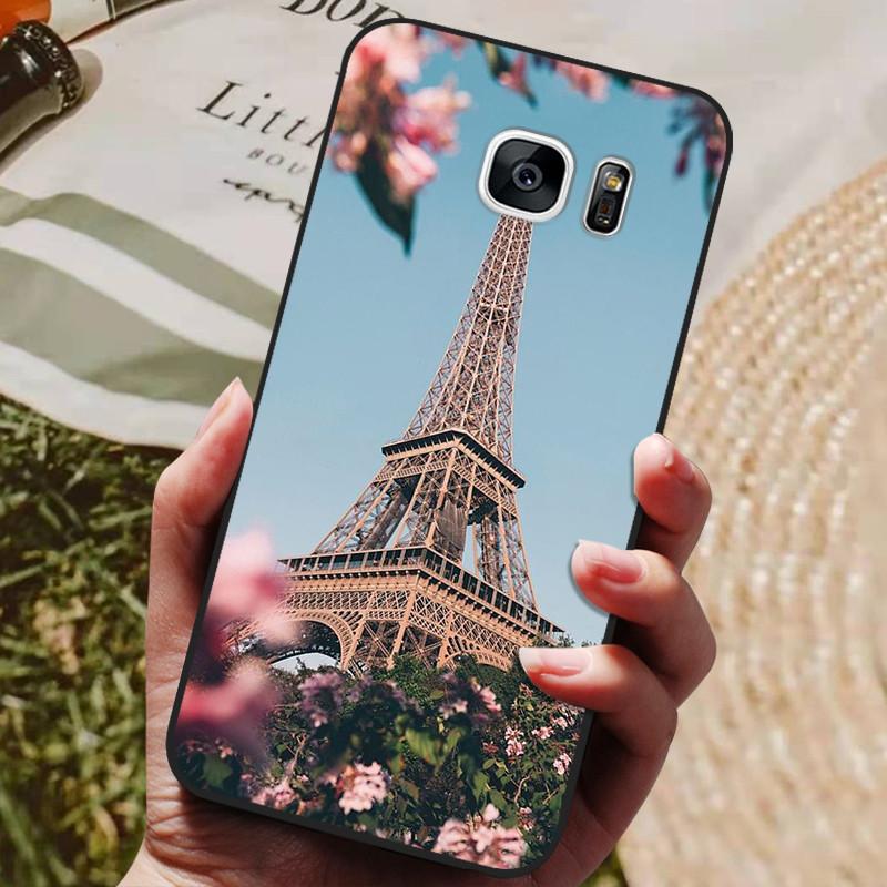 For Samsung Galaxy S7 Edge Silicone Case Cute Pattern Soft TPU Phone Cover For Samsung Galaxy S6 S7 S 7 Edge Back Cover Bumper