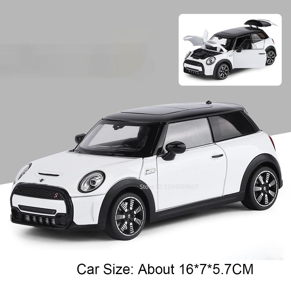 1:24 Mini Cooper X5M Miniaturmodell Auto Spielzeug Legierung Druckguss Türen Geöffnet Stoßdämpfung Vorderradlenkung Dekoration Fahrzeug
