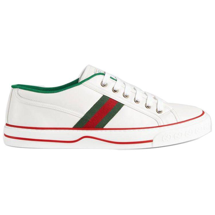 Gucci Tennis 1977 'White Green Red' 643485 17L10 9060