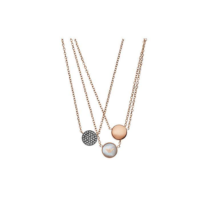 

Armani Fashion Personality Layered Necklace Women necklace EGS2309221 Basic Packaging