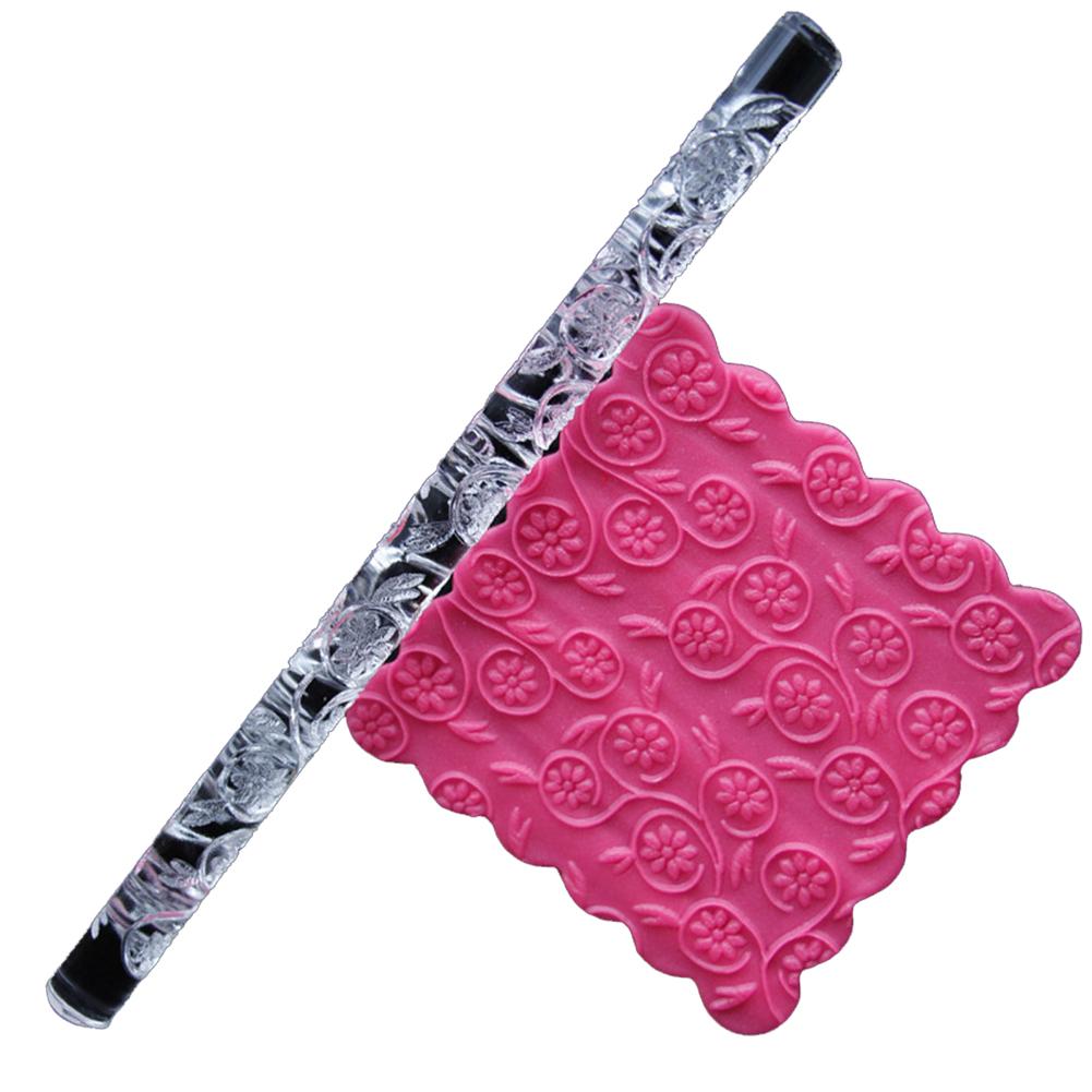 High Quality Acrylic Rolling Pin Pastry Rolling Pin Fondant Plasticine Roller DIY Cake 28#