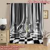 1pc 2D flat Photography Backdrop Popular Photography Backdrop Chess Pieces and Stripes 100% Polyester Festive Backdrops Use for