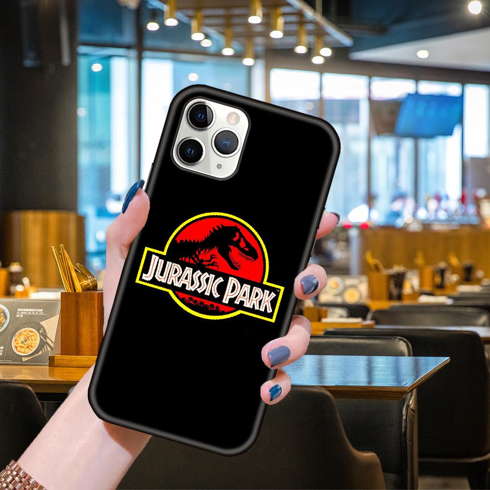 

Чехол для телефона Apple IPhone 13 12 11 Mini Pro MAX SE X XS XR 8 7 6 S Plus черный чехол Prime 3D Coque динозавр Парк Юрского периода iPhone 13