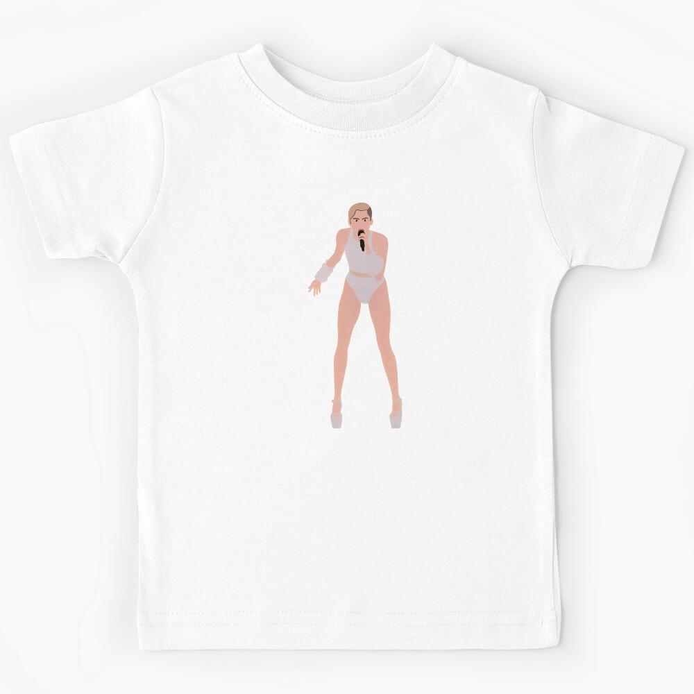Miley Cyrus Lineless Illustration Kids T-Shirt 140