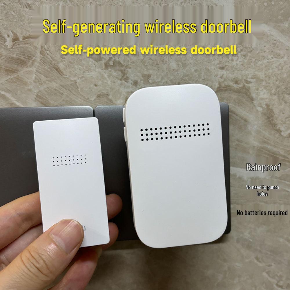 Self-Powered Wireless Digital Doorbell: Long-Distance, Waterproof, AC Powered, Ideal for Home Use