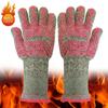 Luvas Resistentes ao Calor para Churrasco com Pegada de Silicone para Grelhar e Cozinhar ao Ar Livre