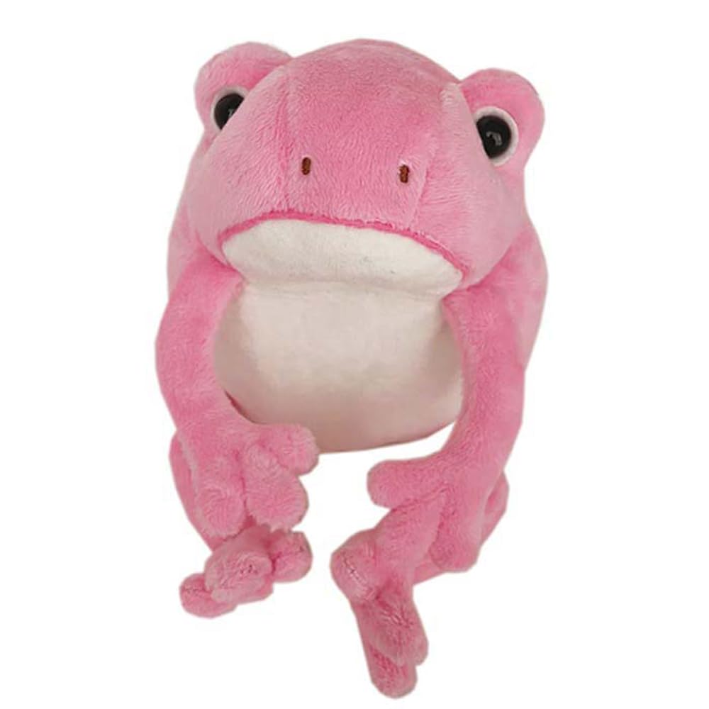

Monseuil Plush Frog Pink Bono 10681