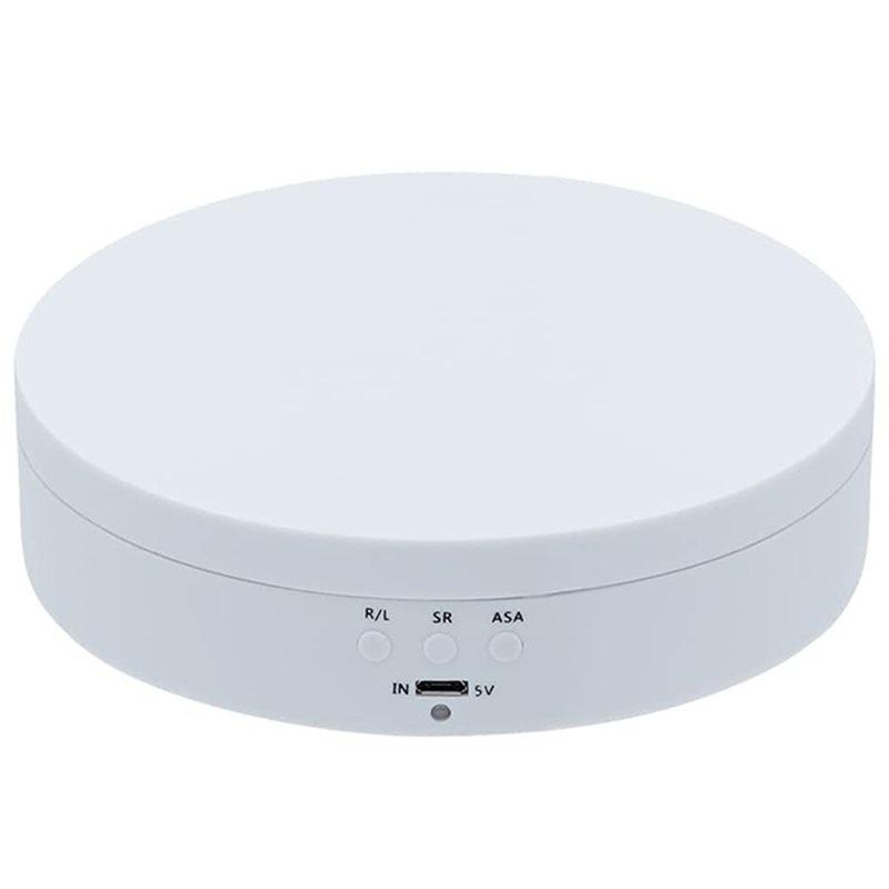 

For Jewelry, For Photography, Watches 360 Degree Rotating Display Stand-USB Powered, 5.4 Inch, Inch Low Noise белый