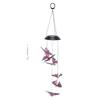 Solar Wind Chimes Lamp Outdoor LED Colorful Gradient Solar Wind Chimes Lamp Garden Decoration