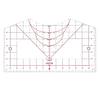 T-Shirt Ruler for Vinyl Alignment Heat Press T-Shirt Measurement Tool All-in-One T-Shirt Ruler Guide for DIY Craft Heat Press In Vinyl
