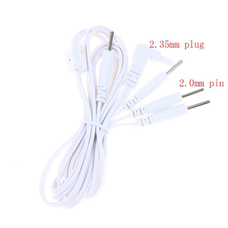 2.35mm Electrode Cable 4 Pin Connector TENS Electrotherapy Lead Wires Acupuncture Muscle Stimulator Therapy Massager Accessory