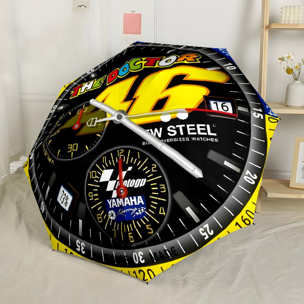 Racing Legend 46 Outdoor Automatic Umbrella Retractable Design with 8-Rib Durability Sturdy Construction All-Season Use Fashionable