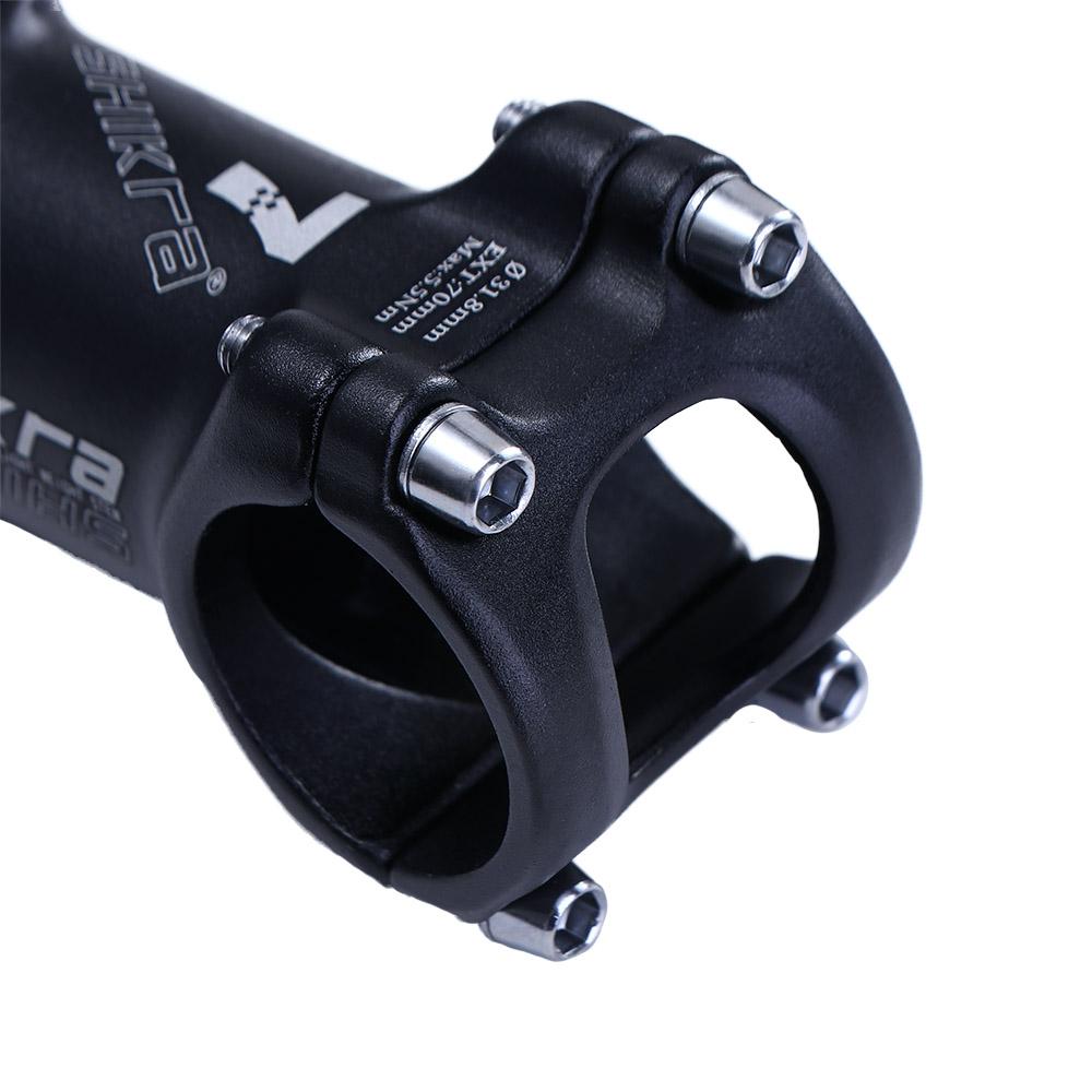 MTB Road Bike Ultralight Length Stem 31.8mm Aluminum Alloy 7 Degree Bike Stem Handlebar Stem Bicycle Stem Bike Stem Riser