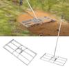 14x30in Lawn Leveling Rake 78 In Adjustable Handle for Yard Golf Court