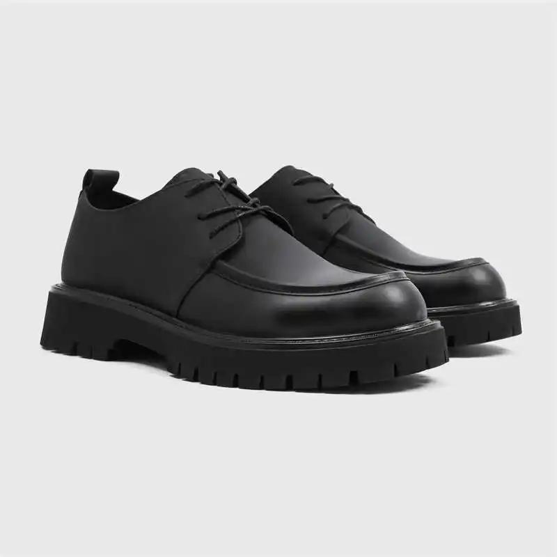 High Platform Lace-up Dress Shoes For Elegant Men Heels Sneakers Sport Shoes Dress Man Cool Footwear Team Mobile Loafer'lar