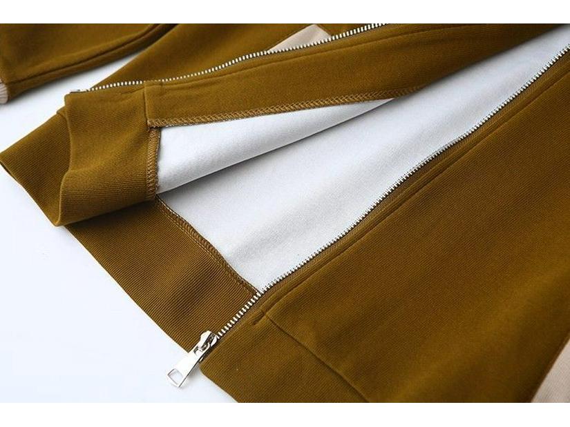 Elegant Autumn Sportswear: Stylish Suit for Middle-Aged Moms, Age 50-60, Premium Full Outfit