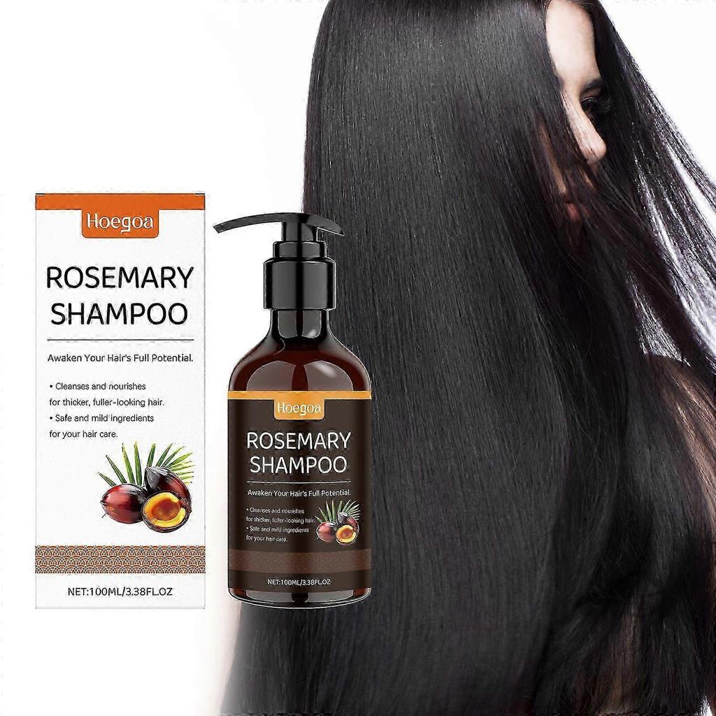 Deep Cleansing Rosemary Shampoo for Nourished, Shiny Hair & Scalp - 100ml Less